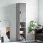vidaXL Highboard Grau Sonoma 34,5x34x180 cm Holzwerkstoff vidaXL Highboard Grau Sonoma 34,5x34x180 cm Holzwerkstoff