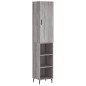 vidaXL Highboard Grau Sonoma 34,5x34x180 cm Holzwerkstoff vidaXL Highboard Grau Sonoma 34,5x34x180 cm Holzwerkstoff