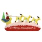 Aufblasbarer Weihnachtsmann mit Rentieren LED 145 cm Aufblasbarer Weihnachtsmann mit Rentieren LED 145 cm
