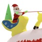 Aufblasbarer Weihnachtsmann mit Rentieren LED 145 cm Aufblasbarer Weihnachtsmann mit Rentieren LED 145 cm