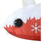Aufblasbarer Weihnachtsmann mit Rentieren LED 145 cm Aufblasbarer Weihnachtsmann mit Rentieren LED 145 cm