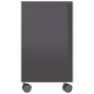Beistelltisch Hochglanz-Grau 70x35x55 cm Holzwerkstoff Beistelltisch Hochglanz-Grau 70x35x55 cm Holzwerkstoff