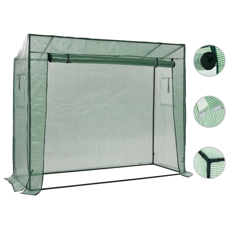 vidaXL Begehbares Gewächshaus 200 x 80 x 173 cm vidaXL Begehbares Gewächshaus 200 x 80 x 173 cm
