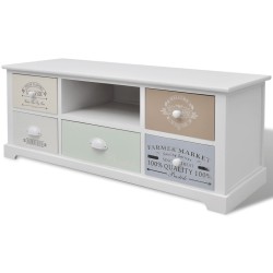 vidaXL TV-Schrank Französischer Stil Holz 