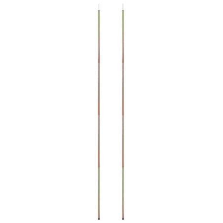 Sonnensegel Stangen 2 Stk. 200 cm Verzinkter Stahl