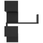 Wand-Eckregale 2 Stk. Schwarz 40x40x50 cm Holzwerkstoff Wand-Eckregale 2 Stk. Schwarz 40x40x50 cm Holzwerkstoff