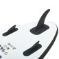 Aufblasbares Stand Up Paddle Board Set Schwarz und Weiß Aufblasbares Stand Up Paddle Board Set Schwarz und Weiß