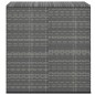 Garten-Kissenbox PE Rattan 100x49x103,5 cm Grau Garten-Kissenbox PE Rattan 100x49x103,5 cm Grau