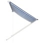 Einziehbare Markise 200×150 cm Blau und Weiß Einziehbare Markise 200×150 cm Blau und Weiß