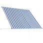 Einziehbare Markise 200×150 cm Blau und Weiß Einziehbare Markise 200×150 cm Blau und Weiß