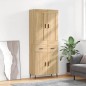 Highboard Sonoma-Eiche 69,5x34x180 cm Holzwerkstoff Highboard Sonoma-Eiche 69,5x34x180 cm Holzwerkstoff