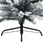 Schlanker Künstlicher Weihnachtsbaum Beschneit Grün 210 cm PVC Schlanker Künstlicher Weihnachtsbaum Beschneit Grün 210 cm PVC