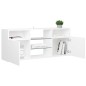 TV-Schrank mit LED-Leuchten Weiß 120x30x50 cm TV-Schrank mit LED-Leuchten Weiß 120x30x50 cm
