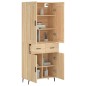 Highboard Sonoma-Eiche 69,5x34x180 cm Holzwerkstoff Highboard Sonoma-Eiche 69,5x34x180 cm Holzwerkstoff