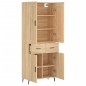 Highboard Sonoma-Eiche 69,5x34x180 cm Holzwerkstoff Highboard Sonoma-Eiche 69,5x34x180 cm Holzwerkstoff