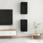 TV-Schränke 2 Stk. Schwarz 30,5x30x60 cm Holzwerkstoff TV-Schränke 2 Stk. Schwarz 30,5x30x60 cm Holzwerkstoff