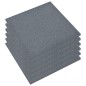 vidaXL Fallschutzmatten 6 Stk. Gummi 50x50x3 cm Grau vidaXL Fallschutzmatten 6 Stk. Gummi 50x50x3 cm Grau
