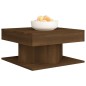 vidaXL Couchtisch Braun Eichen-Optik 57x57x30 cm Holzwerkstoff vidaXL Couchtisch Braun Eichen-Optik 57x57x30 cm Holzwerkstoff