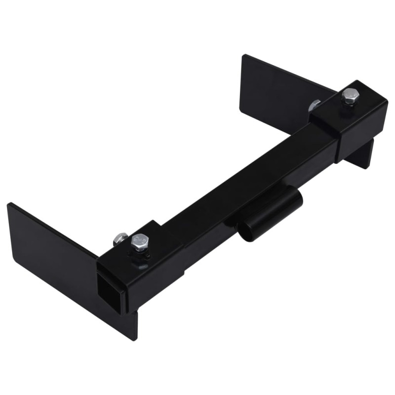 Schneepflugadapter für Rasentraktor Schwarz Schneepflugadapter für Rasentraktor Schwarz