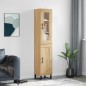 vidaXL Highboard Sonoma-Eiche 34,5x34x180 cm Holzwerkstoff vidaXL Highboard Sonoma-Eiche 34,5x34x180 cm Holzwerkstoff