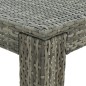 Garten-Bartisch Grau 60,5x60,5x110,5 cm Poly Rattan Garten-Bartisch Grau 60,5x60,5x110,5 cm Poly Rattan
