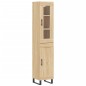 vidaXL Highboard Sonoma-Eiche 34,5x34x180 cm Holzwerkstoff vidaXL Highboard Sonoma-Eiche 34,5x34x180 cm Holzwerkstoff