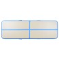 vidaXL Aufblasbare Gymnastikmatte mit Pumpe 300x100x10 cm PVC Blau vidaXL Aufblasbare Gymnastikmatte mit Pumpe 300x100x10 cm PVC Blau