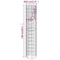 Gabionen-Hochbeete 4 Stk. Rund Ø30x50/100/150/200 cm Gabionen-Hochbeete 4 Stk. Rund Ø30x50/100/150/200 cm
