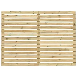 Gartenzaun-Element Imprägniertes Kiefernholz 180x180 cm