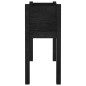 vidaXL Pflanzkübel 2 Stk. Schwarz 70x31x70 cm Massivholz Kiefer vidaXL Pflanzkübel 2 Stk. Schwarz 70x31x70 cm Massivholz Kiefer