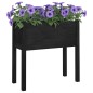 vidaXL Pflanzkübel 2 Stk. Schwarz 70x31x70 cm Massivholz Kiefer vidaXL Pflanzkübel 2 Stk. Schwarz 70x31x70 cm Massivholz Kiefer