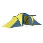 Campingzelt 6 Personen Blau und Gelb Campingzelt 6 Personen Blau und Gelb