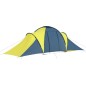 Campingzelt 6 Personen Blau und Gelb Campingzelt 6 Personen Blau und Gelb