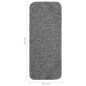 vidaXL Antirutsch Stufenmatten 15 Stk. 60x25 cm Grau Rechteckig vidaXL Antirutsch Stufenmatten 15 Stk. 60x25 cm Grau Rechteckig