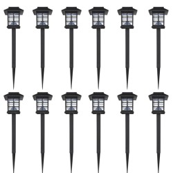 Solarleuchte LED-Licht Set für den Außenbereich 12 Stück