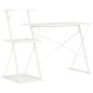 vidaXL Schreibtisch mit Regal Weiß 116×50×93 cm