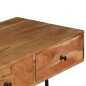 Wandschreibtisch 90 x 40 x 170 cm Massivholz Akazie Wandschreibtisch 90 x 40 x 170 cm Massivholz Akazie