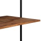Wandschreibtisch 90 x 40 x 170 cm Massivholz Akazie Wandschreibtisch 90 x 40 x 170 cm Massivholz Akazie