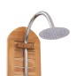 vidaXL Gartendusche Teak Massiv 70 x 75 x 204 cm vidaXL Gartendusche Teak Massiv 70 x 75 x 204 cm