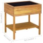 Hochkübel 78,5 x 58,5 x 78,5 cm Massivholz Akazie Hochkübel 78,5 x 58,5 x 78,5 cm Massivholz Akazie