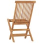 Klappbare Gartenstühle 2 Stk. Massivholz Teak Klappbare Gartenstühle 2 Stk. Massivholz Teak