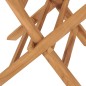 Klappbare Gartenstühle 2 Stk. Massivholz Teak Klappbare Gartenstühle 2 Stk. Massivholz Teak