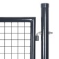 Mesh-Gartentor Verzinkter Stahl 85,5x100 cm Grau Mesh-Gartentor Verzinkter Stahl 85,5x100 cm Grau