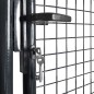 Mesh-Gartentor Verzinkter Stahl 85,5x100 cm Grau Mesh-Gartentor Verzinkter Stahl 85,5x100 cm Grau
