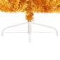 Künstlicher Halb-Weihnachtsbaum mit Ständer Gold 180 cm PVC Künstlicher Halb-Weihnachtsbaum mit Ständer Gold 180 cm PVC