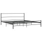 Bettgestell Schwarz Metall 180×200 cm Bettgestell Schwarz Metall 180×200 cm