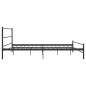 Bettgestell Schwarz Metall 180×200 cm Bettgestell Schwarz Metall 180×200 cm