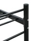 Bettgestell Schwarz Metall 180×200 cm Bettgestell Schwarz Metall 180×200 cm