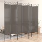 6-tlg. Paravent Anthrazit 240x220 cm Stoff 6-tlg. Paravent Anthrazit 240x220 cm Stoff