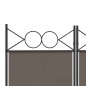 6-tlg. Paravent Anthrazit 240x220 cm Stoff 6-tlg. Paravent Anthrazit 240x220 cm Stoff